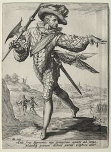 Officers and Soldiers of the Bodyguard of Emperor Rudolf II:  Sergeant