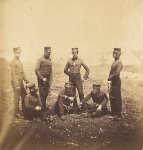 Officers of the 68th Light Infantry.