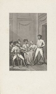 Officieren in een interieur