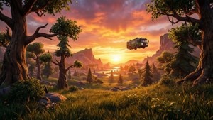 OG Sunset Battle Bus