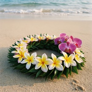 Ohana Flower Wreath Beach