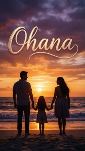 Ohana Sunset Silhouette