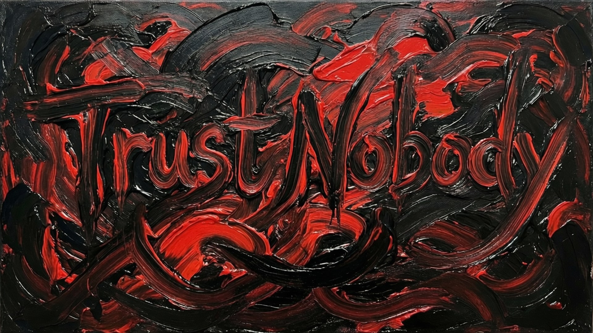 Oil and Distrust by Wallpapers.art Studio