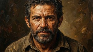 Oil Painting Warrior