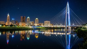 OKC Night Reflection