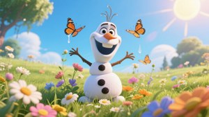 Olaf in Summer Meadow