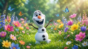 Olaf Spring Flowers
