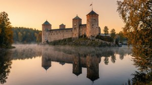 Olavinlinna Castle Sunrise