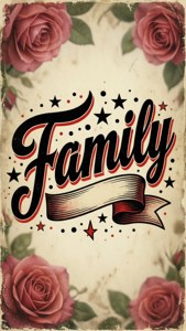 Old School Family Banner