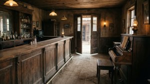Old West Saloon Interior