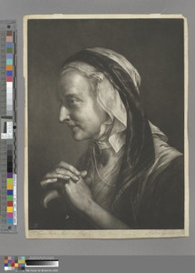 Old Woman Resting on a Cane