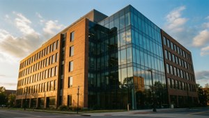Olin School at Golden Hour