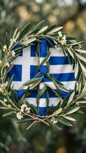 Olive Wreath Flag