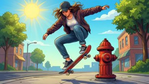 Ollie Over Hydrant
