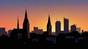 Olten Skyline Silhouette
