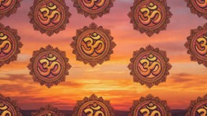 Om Pattern Sunset