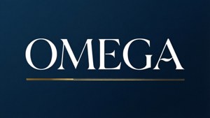Omega Typography Navy