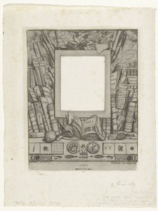 Omlijsting voor portret van Armand Guéraud