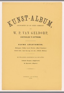 Omslag voor Kunst-Album door W. P. van Geldorp elfde aflevering 1872