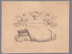 Omslag voor: Uitvaartceremonie van keizer Napoleon Bonaparte