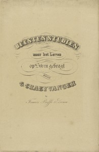 Omslag voor voor: Beesten Studien naar het Leven, 1827-1828