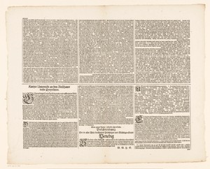 Onderschrift van de Festa della Sensa (eerste en tweede gedeelte)