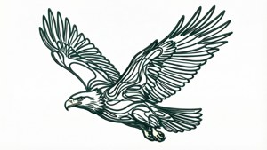 One Line Eagle