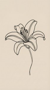 One Line Lily