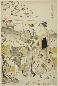 Ono no Komachi Visiting Kiyomizu Temple, from the series The Fashionable Seven Komachi (Furyu nana Komachi)