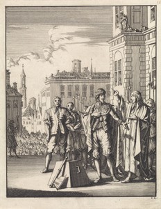 Onthoofding van Karel I, koning van Engeland, in Londen, 1649