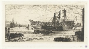 Ontmanteling van het schip de Agamemnon
