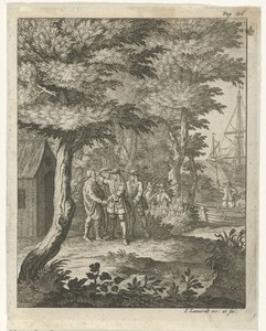 Ontmoeting in een bos