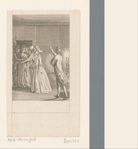 Ontmoeting tussen Cecilia en Mortimer na de zelfmoord van Mr. Harrels