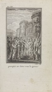 Ontmoeting tussen Hersilia en Numa