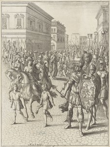 Ontmoeting tussen Turnus en Camilla