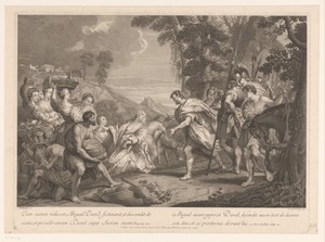 Ontmoeting van Abigaïl en David