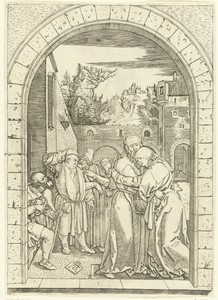 Ontmoeting van Joachim en Anna bij de gouden poort