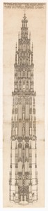 Ontwerp voor de toren van de Sint-Romboutskathedraal te Mechelen