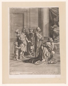 Oordeel van Salomon (linkerdeel)