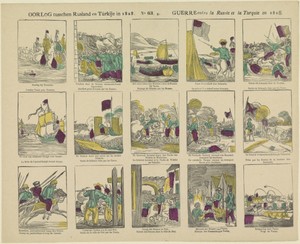 Oorlog tusschen Rusland en Turkije in 1828 / Guerre entre la Russie et la Turquie en 1828
