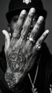 Open Palm Tattoo