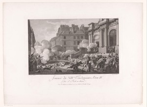Opstand van 13 Vendémiaire voor de Saint-Roche te Parijs