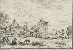 Opzetten van een tent