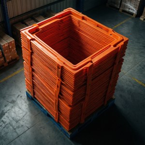 Orange Barrier Stack