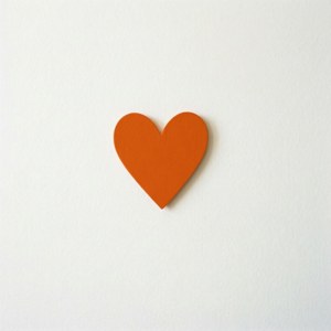 Orange Heart Minimal