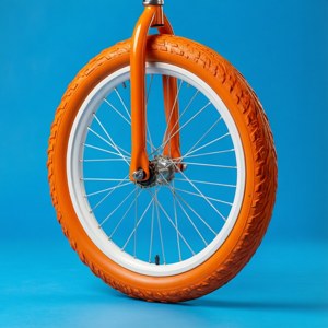 Orange Unicycle Product Shot