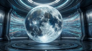 Orb in Futuristic Chamber