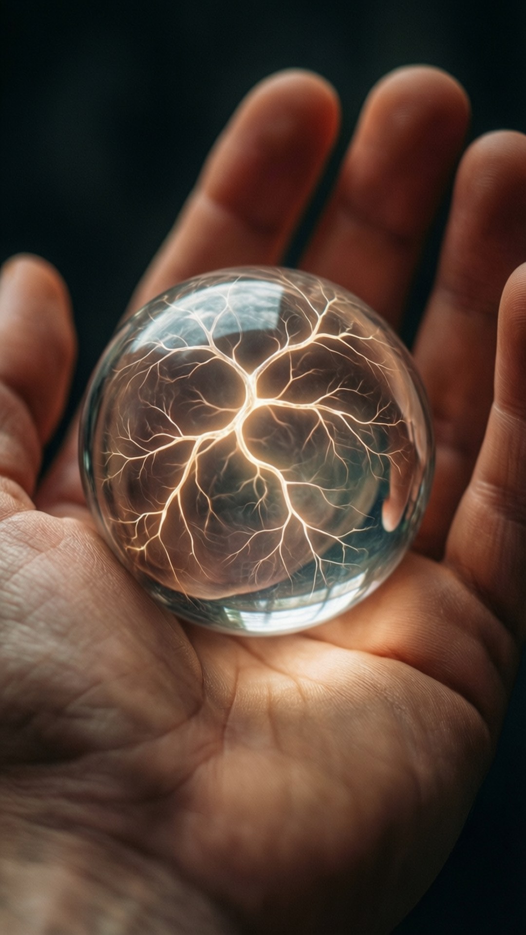 Orb in Hand by Wallpapers.art Studio