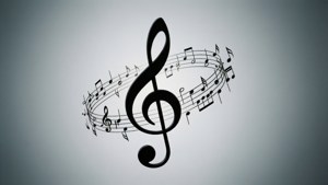 Orbiting Treble Clef