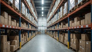 Orderly Warehouse Aisle